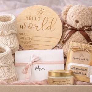 New Mum & Baby Gift Set – Soft Cloud Edition
